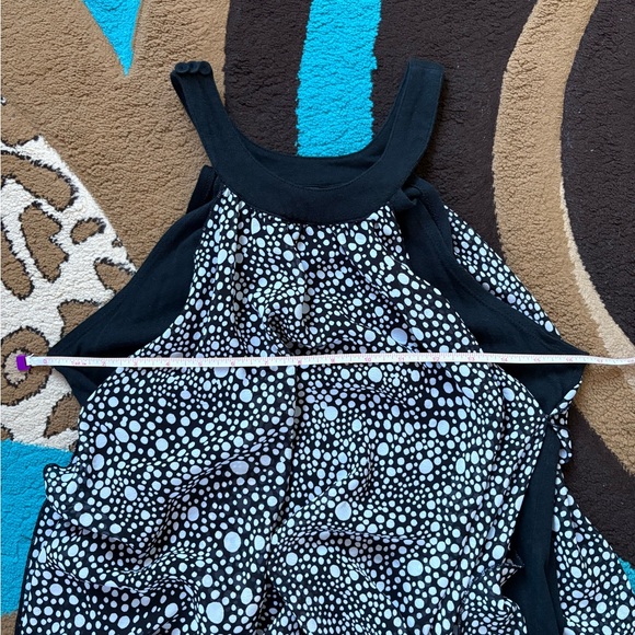 Black and White Polka Dot Tank Top - Picture 5 of 8